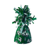 Small Green Soccer Foil Balloon Weight