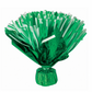 Foil Pom Pom Balloon Weight Green And White