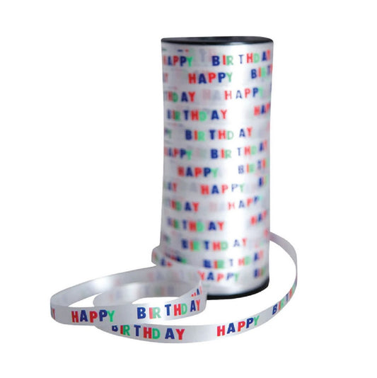 Happy Birthday Curling Ribbon