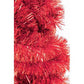 9' Red Tinsel Garland Christmas Holiday Decoration