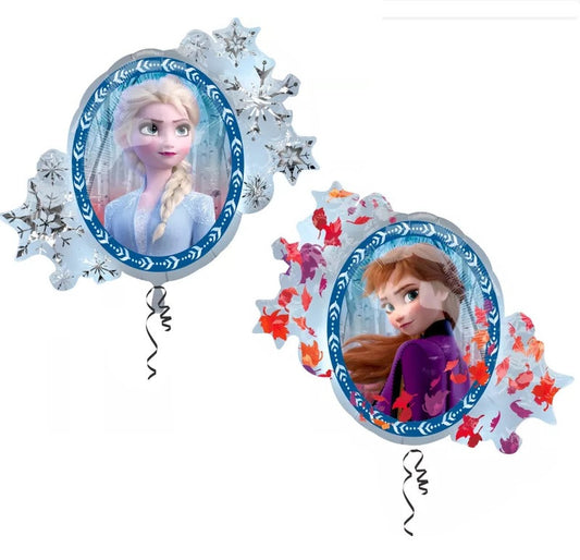 Huge Frozen Balloon with Anna & Elsa