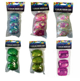 Lot of 3 mini curling ribbon eggs package