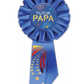 Futur Papa Blue Rosette Pin French 1 Pack