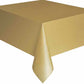 Plastic Gold Tablecover 54" x 108" 1/CT