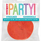 Orange Crepe 81' Party Streamer