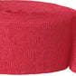 Ruby Red Crepe 81' Party Streamer Decoration