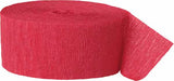 Ruby Red Crepe 81' Party Streamer Decoration