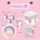 Grab 'n Go Party Pack Unicorn for 8 Guests