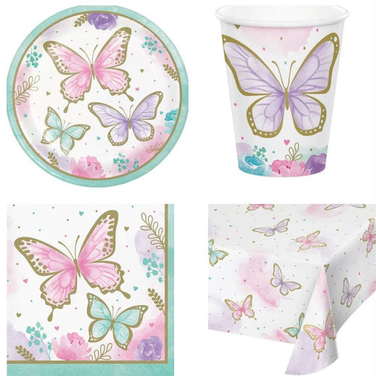 Grab 'n Go Party Pack Butterflies for 8 Guests