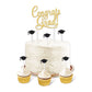 Grad Cap Cake & Cupcake Topper Set 7-Piece