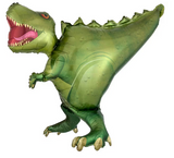 Green dinosaur jumbo foil balloon