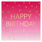 Pink & Gold Happy Birthday Luncheon Napkins - 20 Pack