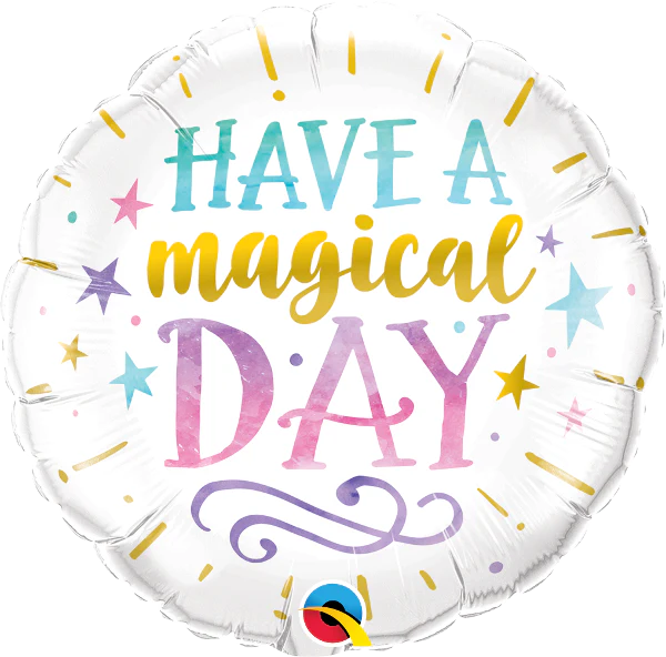 Magical Day Birthday Foil Balloon 18"