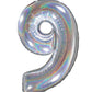 26" Foil  Balloon Number Holographic