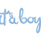 Big It's a Boy Letters in Blue