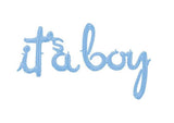 Big It's a Boy Letters in Blue