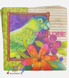 Jungle Paradise Parrot Luncheon Napkins 16-Pack