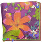 Floral patterned product with vibrant colors on a white background