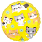 Kawaii Kitty Cat Foil Balloon 18"