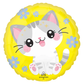 Kawaii Kitty Cat Foil Balloon 18"