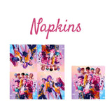 K-Pop Demon Hunters Inspired Anime Large Napkins