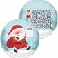 24" Round Foil Christmas Balloon