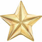 Shiny Gold Star Jumbo Foil Balloon Star Shape