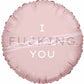 I effin' love you foil balloon