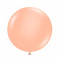 Tuftex 24" Latex Balloon Pastel Orange Cheeky