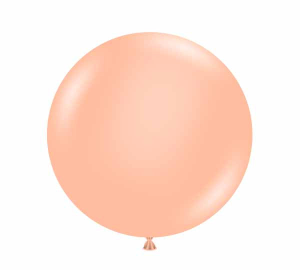 Tuftex 24" Latex Balloon Pastel Orange Cheeky