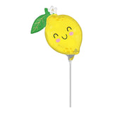 11" Airfill Only Mini Shape Food Friends Lemon Foil Balloon 1/CT