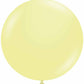 36 inch latex balloon yellow lemonade tuftex
