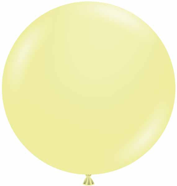 36 inch latex balloon yellow lemonade tuftex