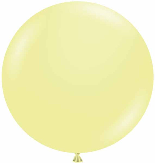 36 inch latex balloon yellow lemonade tuftex