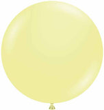 36 inch latex balloon yellow lemonade tuftex