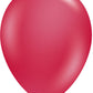 11" Latex Balloon Metallic Starfire Red