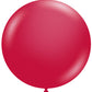 Tuftex 24" Latex Balloon Metallic Starfire Red