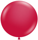 Tuftex 24" Latex Balloon Metallic Starfire Red