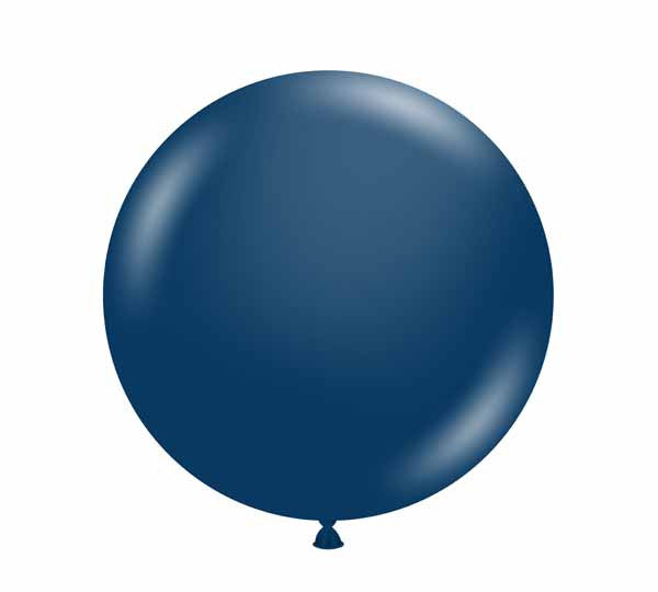 36 inch latex balloon blue naval tuftex