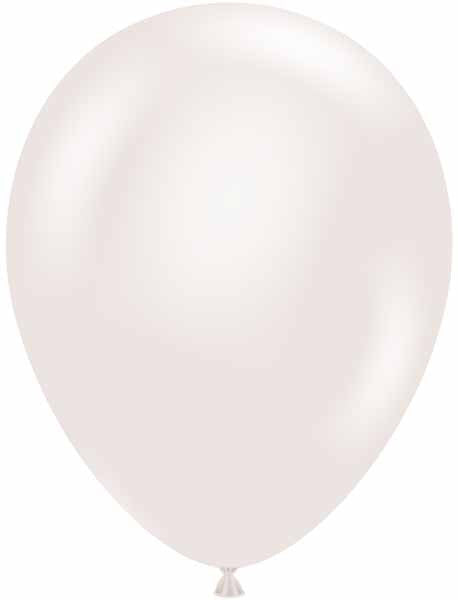 Tuftex 17" Latex Balloon Pearl White Sugar