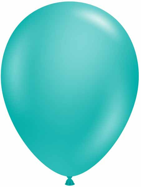 Tuftex 17" Latex Balloon Teal