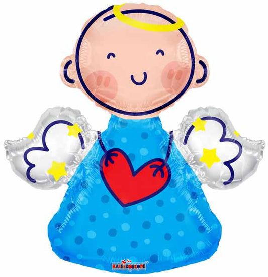 Blue Angel Baby Foil Balloon