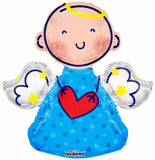 Blue Angel Baby Foil Balloon