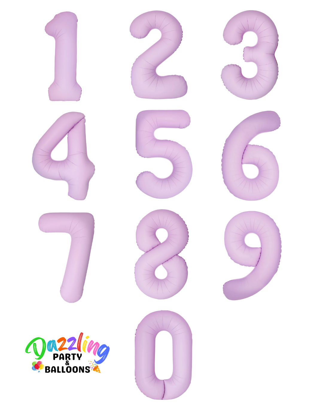 32" Number Slimmer Design Matte Pink Brand Flexmetal