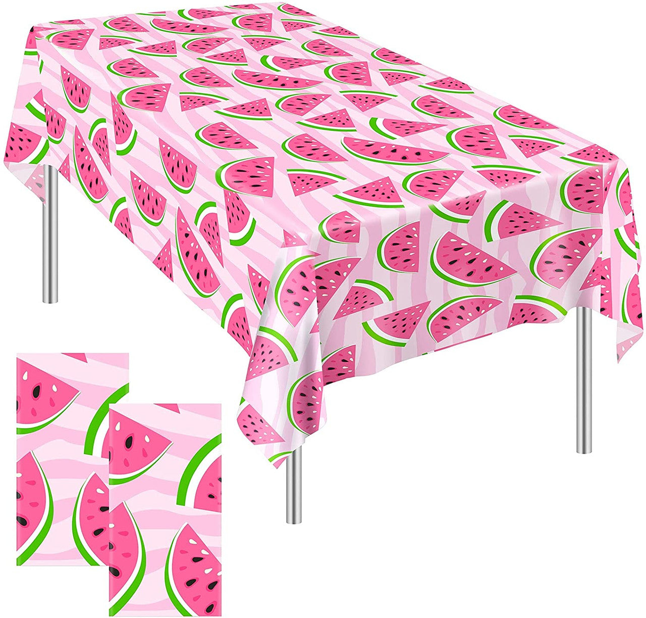 One in a Melon 1st Birthday Party Plastic Cover Watermelon