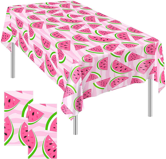 One in a Melon 1st Birthday Party Plastic Cover Watermelon