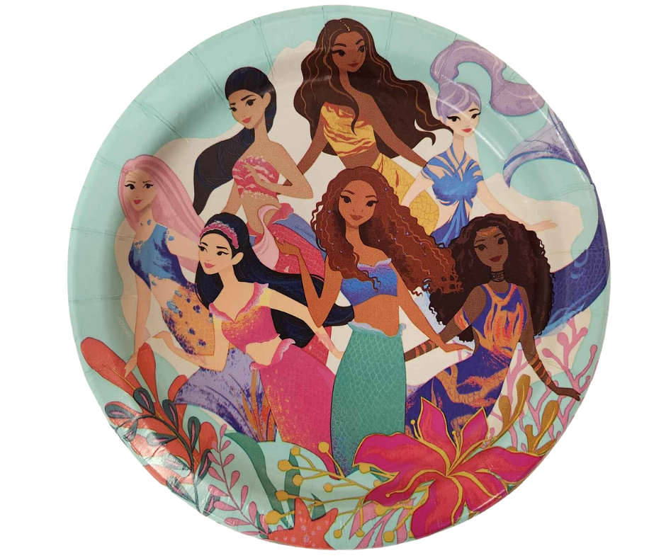 Little mermiad dessert plates