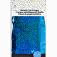 Teal Metallic Foil Fringe Curtain 8ft