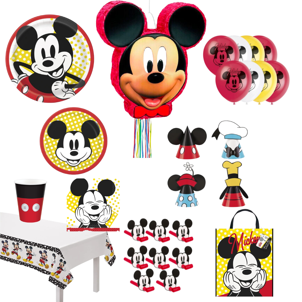 Grab 'n Go Party Pack Mickey Mouse for 8 Guests