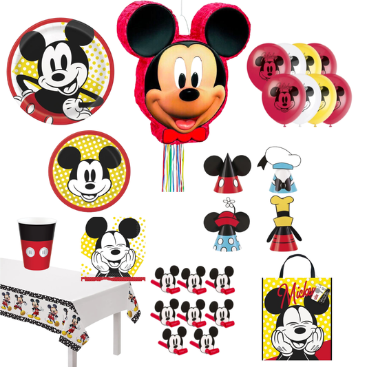 Grab 'n Go Party Pack Mickey Mouse for 8 Guests